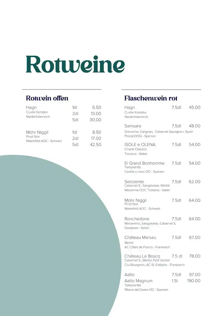 Menu_la vida café & bar_Buchs_image_4