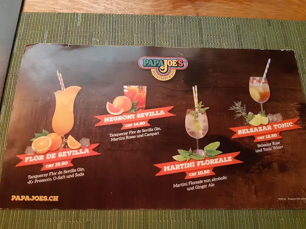 Menu_Papa Joe's_Bern_image_4