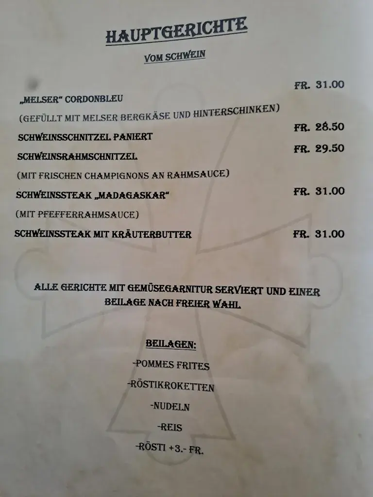 Menu_Restaurant Kreuz_Mels_image_4