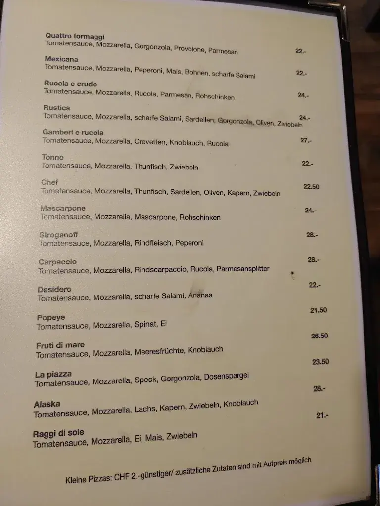 Menu_Ristorante La Piazza_Bad Ragaz_image_2