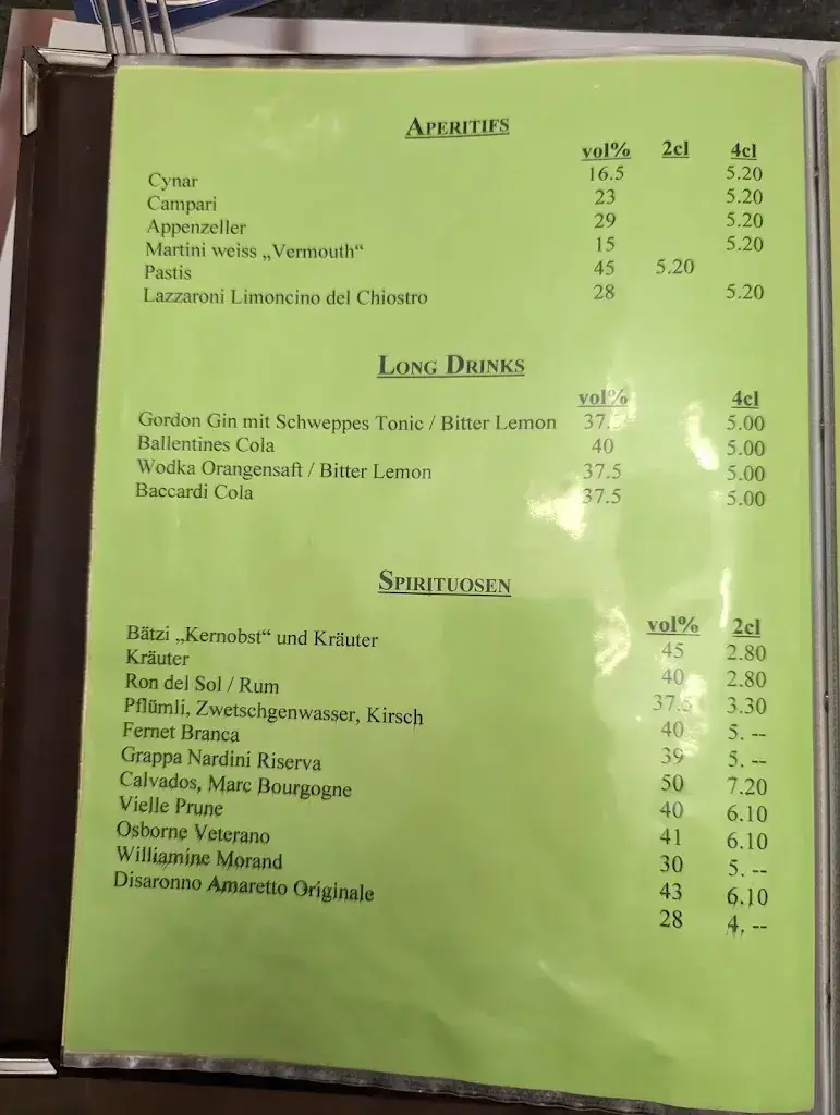 Menu_Restaurant Tramway_Bern_image_1