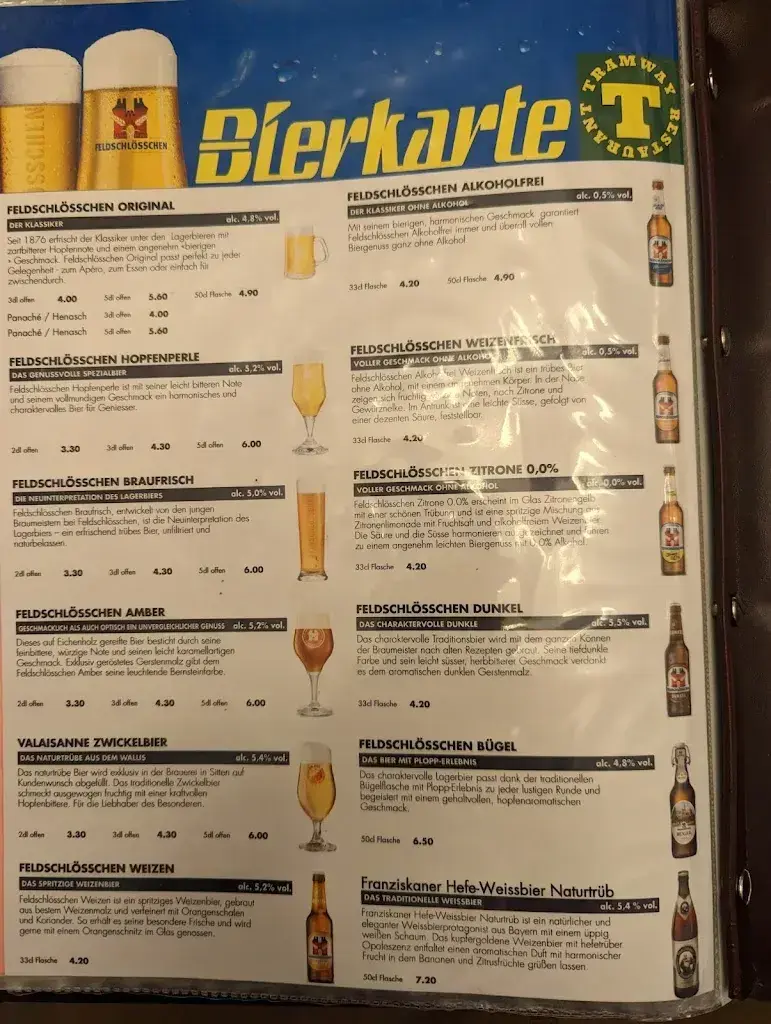 Menu_Restaurant Tramway_Bern_image_3