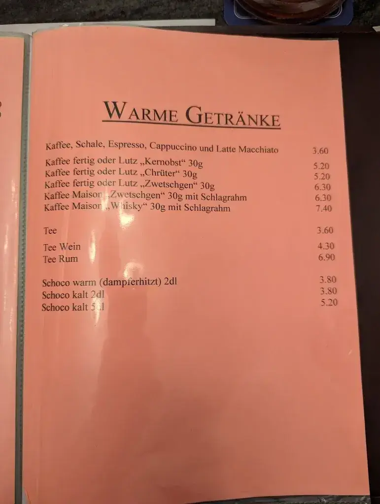 Menu_Restaurant Tramway_Bern_image_4