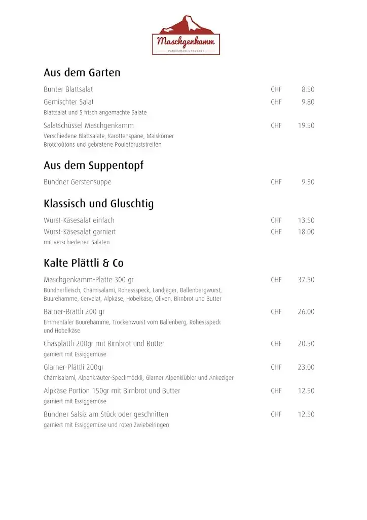 Panoramarestaurant Maschgenkamm restaurant in Flumserberg