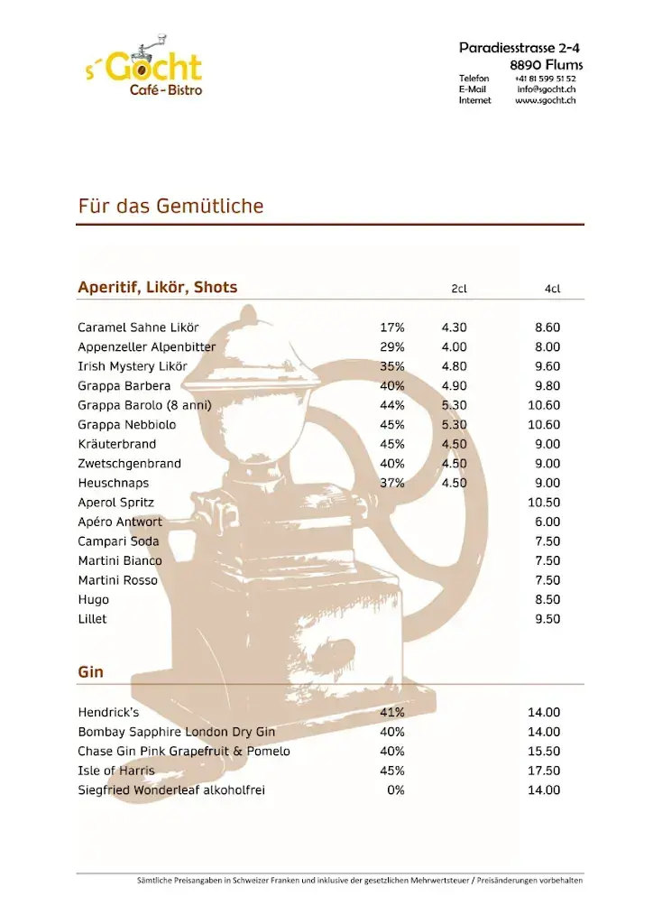 Menu_s'Gocht Café/Bistro_Flums_imagen_3