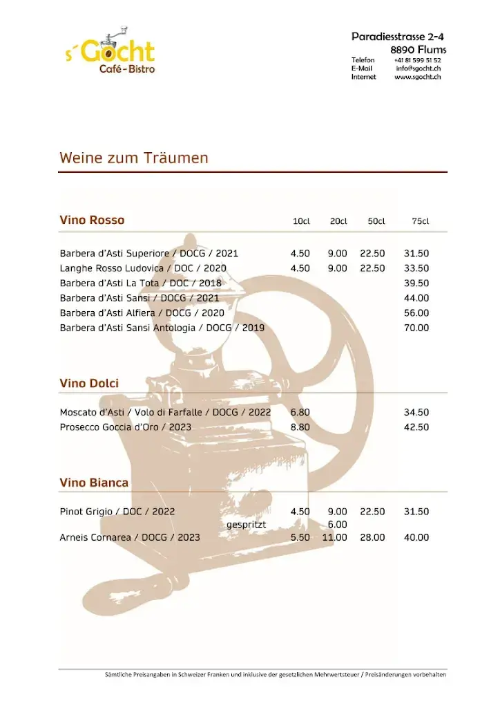 Menu_s'Gocht Café/Bistro_Flums_imagen_4