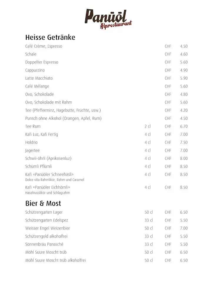 Alprestaurant Panüöl_Flums_menu_image_1
