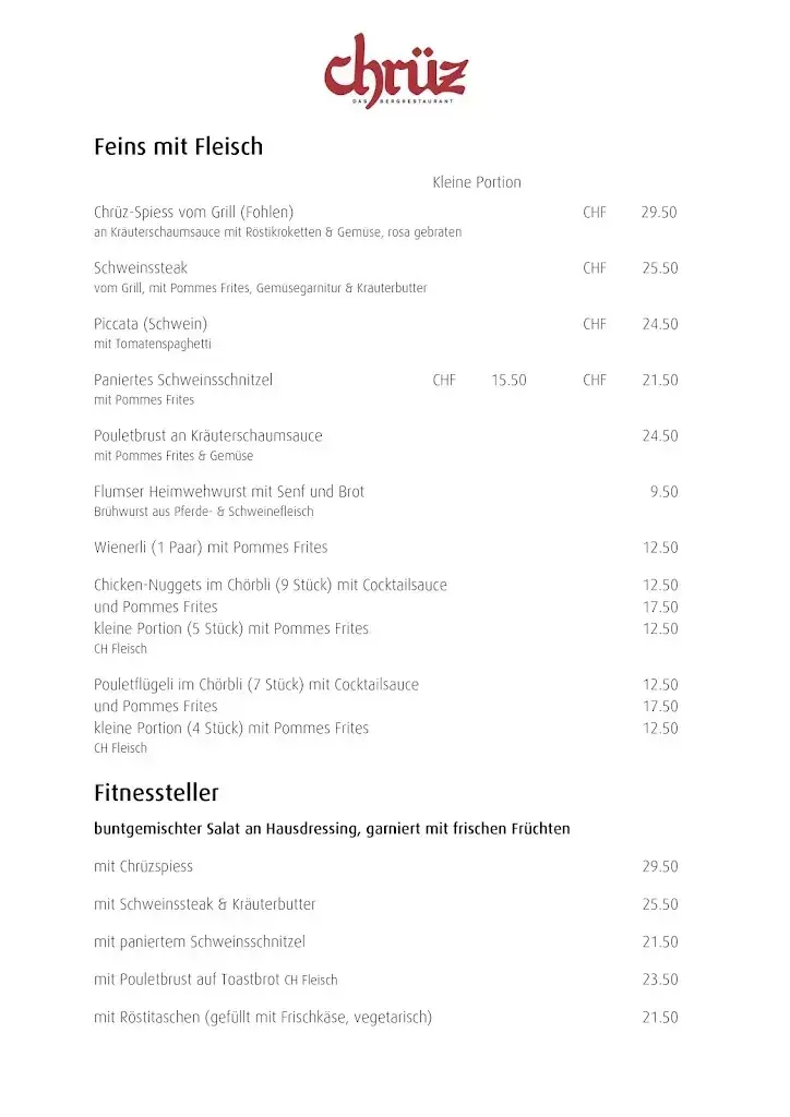 Menu_Bergrestaurant Chrüz_Flumserberg_image_2
