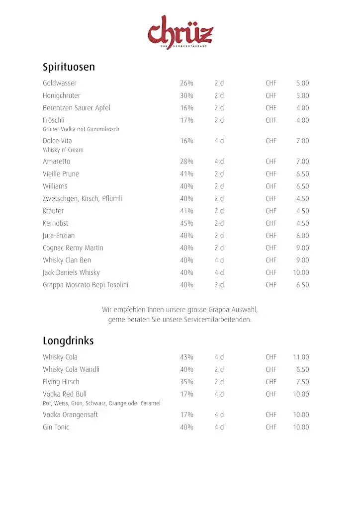 Menu_Bergrestaurant Chrüz_Flumserberg_image_3