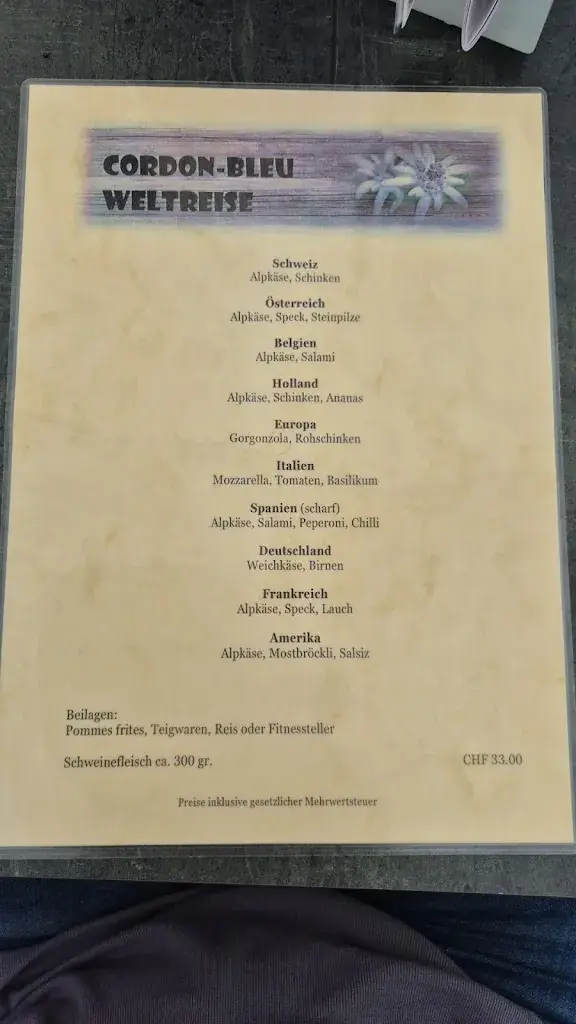 Restaurant Molseralp restaurant in Flums