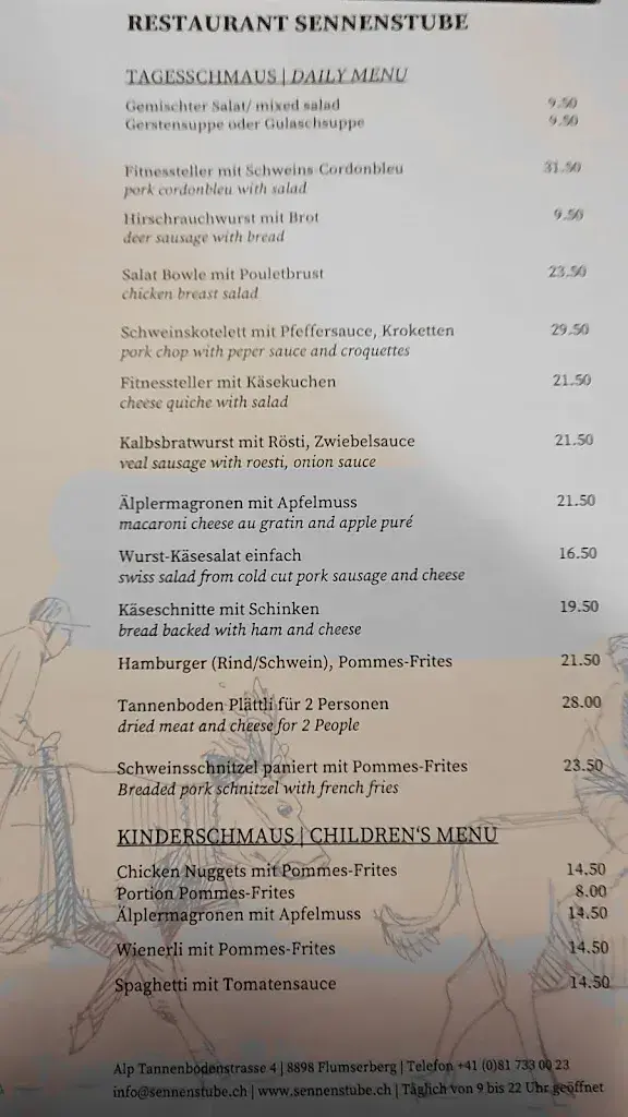 Restaurant Sennästube restaurant à Flumserberg