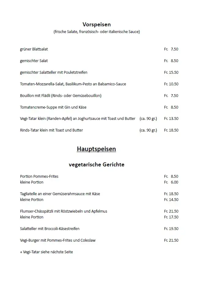 Menu_Restaurant Alpenblick_Flumserberg Tannenheim_imagen_2