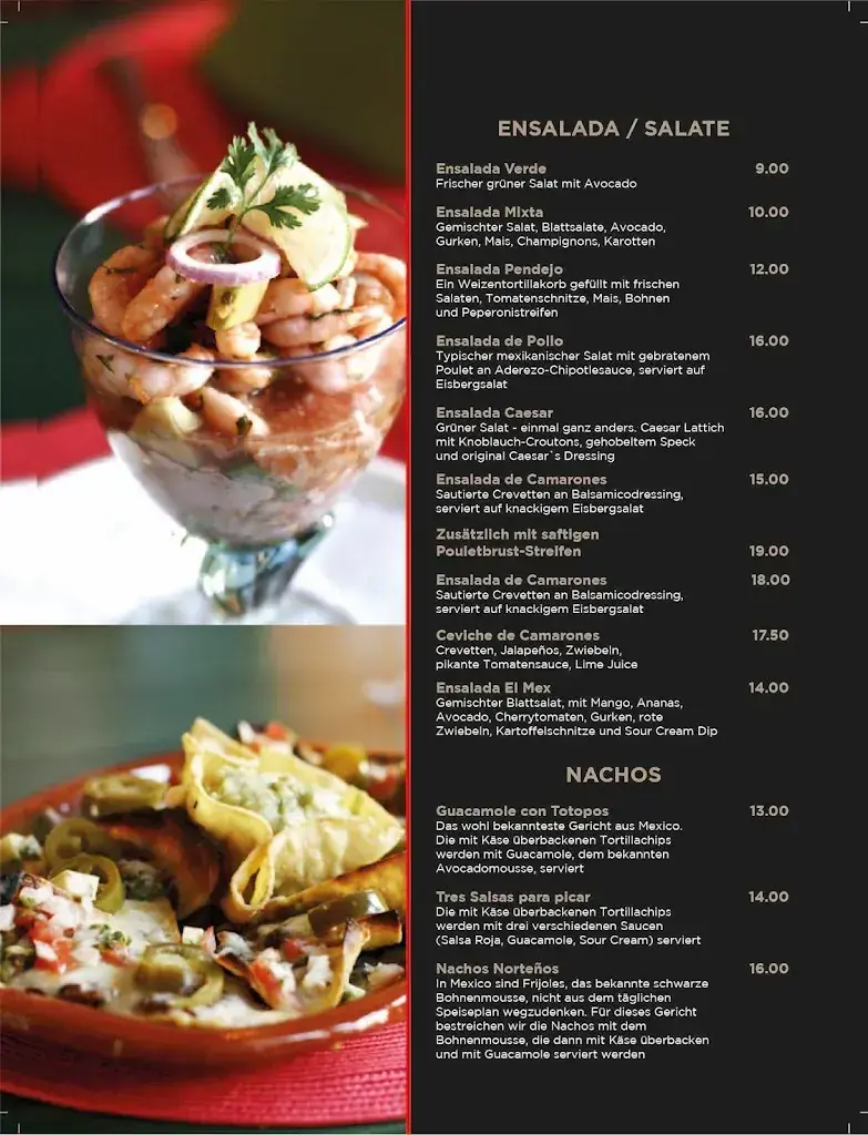 Menu_El Mexicano Bern_Bern_image_1