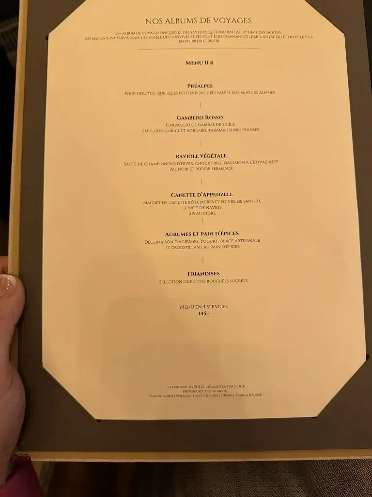 Menu_1913 - Restaurant du Palace_Villars-sur-Ollon_image_1