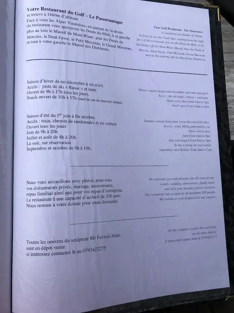 Stéphane Turquay_Restaurant du Golf - Villars-sur-Ollon_Villars-sur-Ollon_review