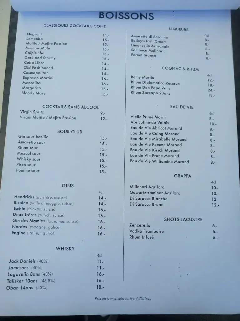 Menu_The Lacustre_Lausanne_image_2