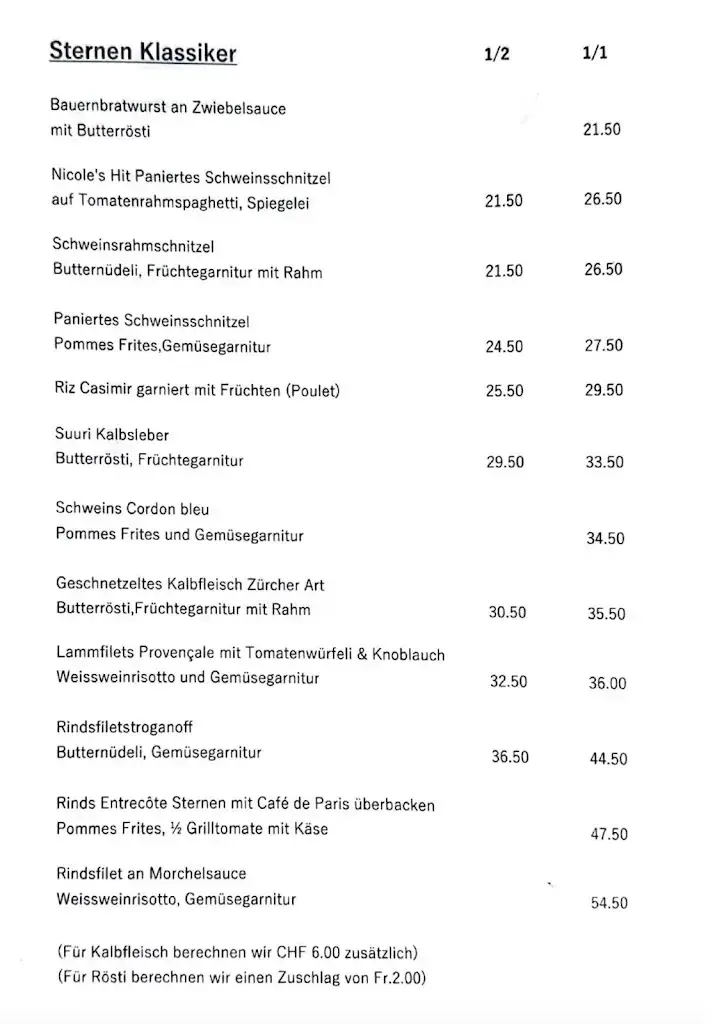 Menu_Gasthof Sternen_Bern_image_4