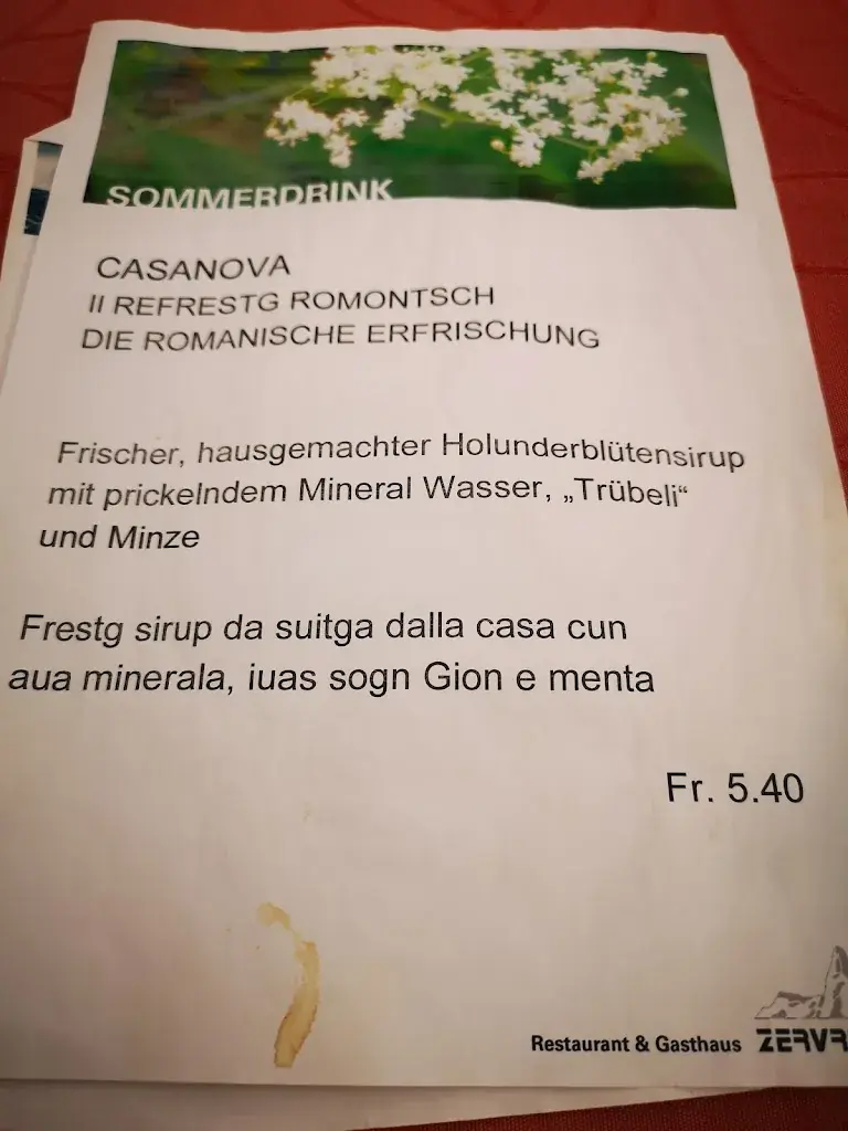 Menu_Restaurant Zervreila_Vals_image_1