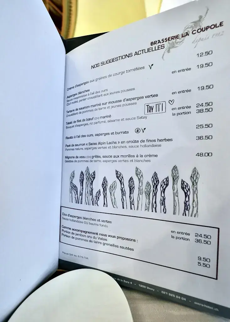 Sebastian Reiz_Brasserie La Coupole 1912 - Restaurant Resto Bar_Vevey_review