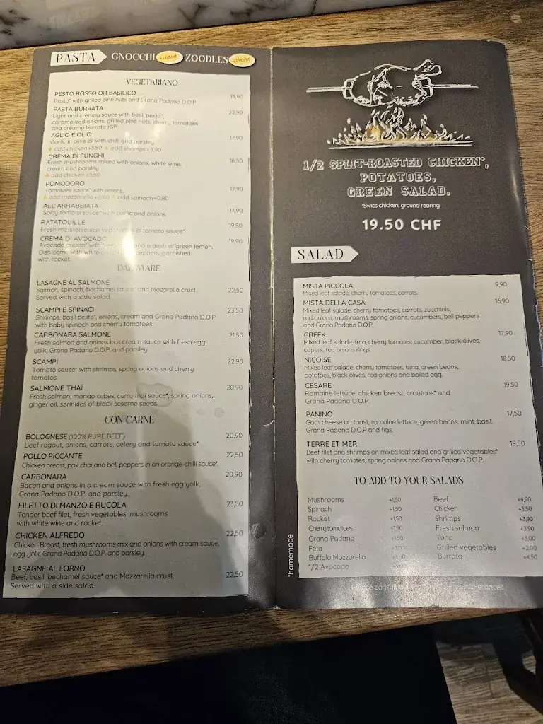 Menu_VaSano Ristorante_Fribourg_image_1