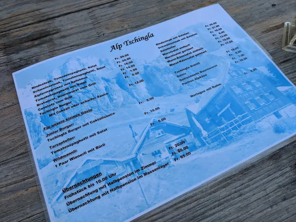 Menu_Alp Tschingla_Walenstadt_image_2