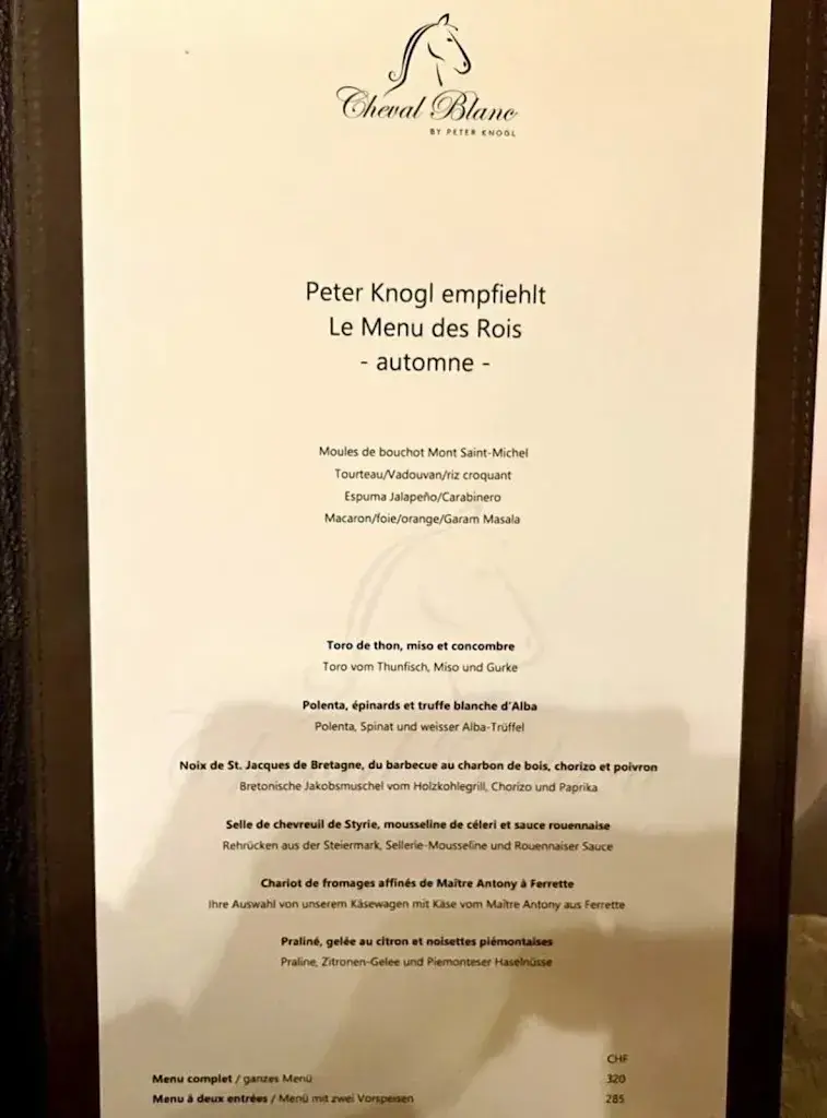 Menu_Cheval Blanc by Peter Knogl_Basel_image_3