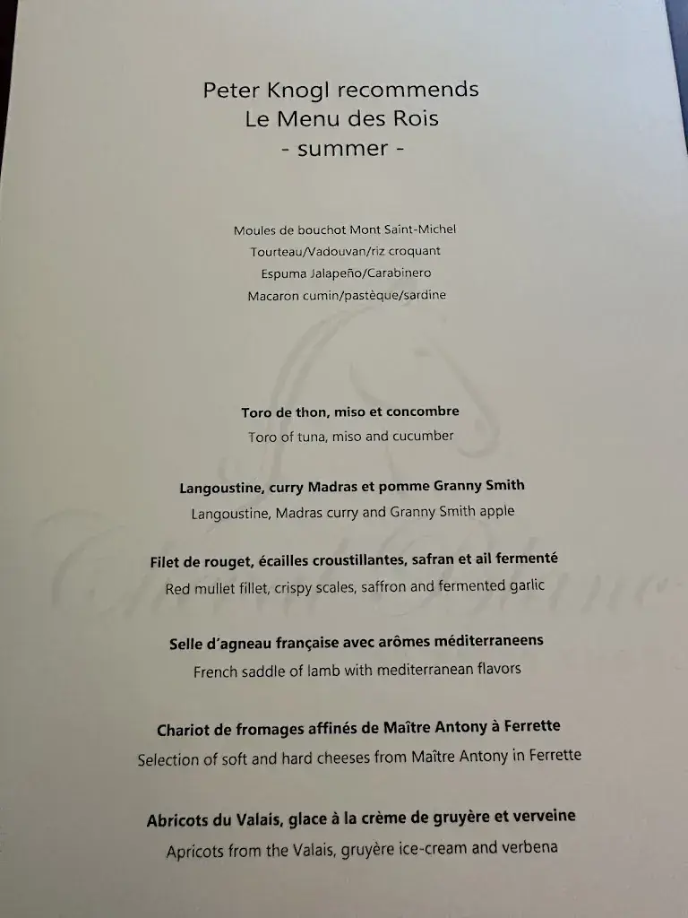 Menu_Cheval Blanc by Peter Knogl_Basel_image_4