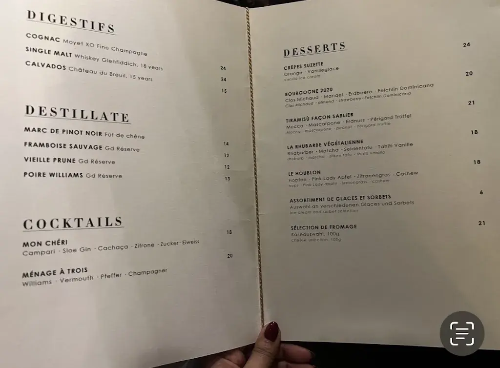 Menu_Sablier Rooftop Restaurant & Bar_Zürich_image_4