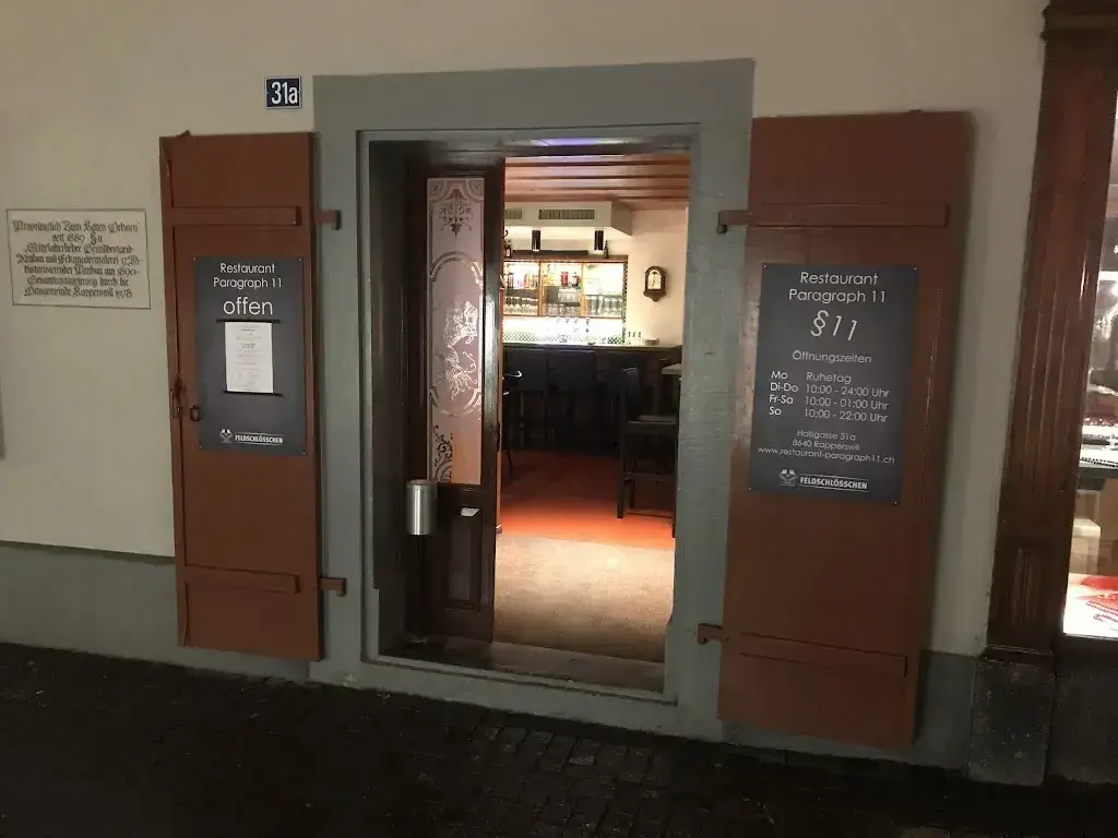 Paragraph 11 restaurant in Rapperswil-Jona