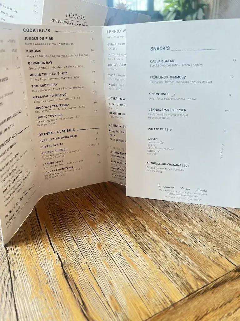 Menu_Lennox Restaurant Bar und Café_Rapperswil-Jona_image_3