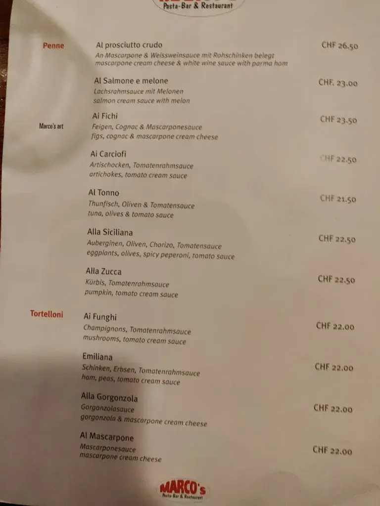 Menu_Marco's Pasta Bar_Rapperswil-Jona_image_2