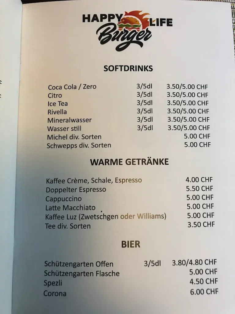 Menu_Happy Life Burger - Lichtensteig_Lichtensteig_immagine_1