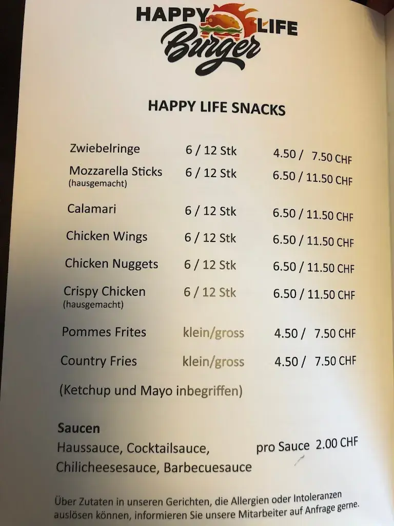 Menu_Happy Life Burger - Lichtensteig_Lichtensteig_immagine_2