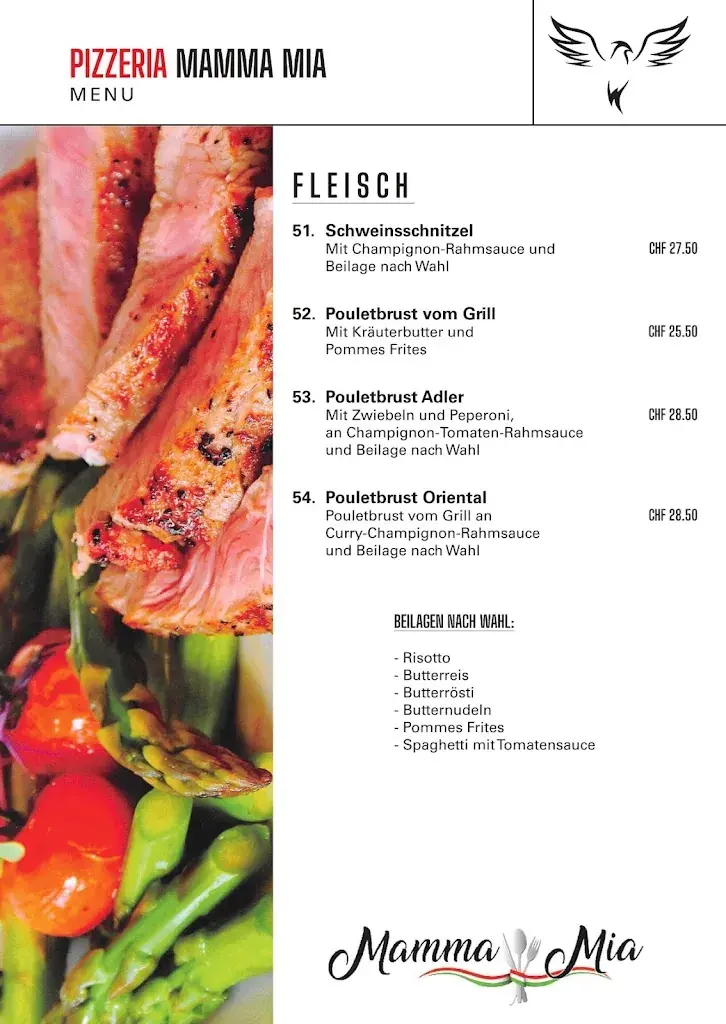 Menu_Mamma Mia Pizzeria & Steak Haus_Lütisburg_immagine_1