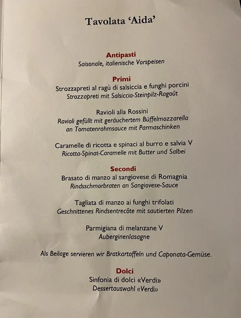 Ristorante Verdi restaurant in Bern