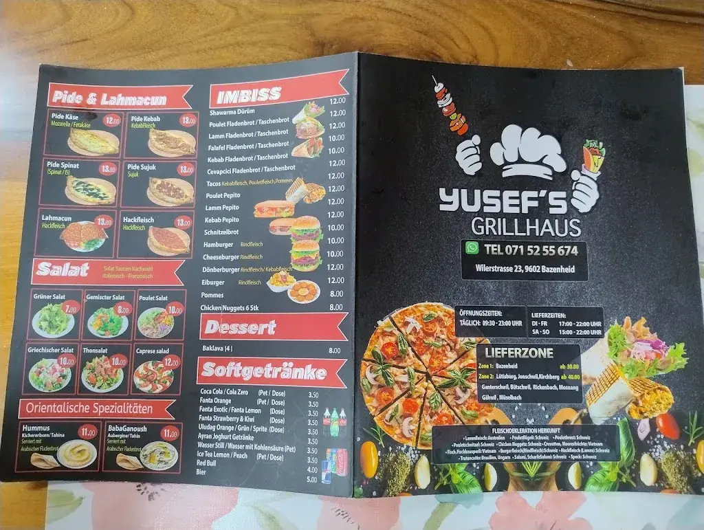 Menu_Yusef's Grillhaus_Bazenheid_image_3