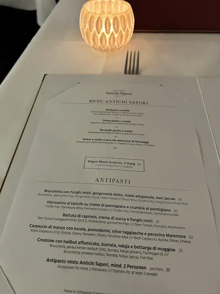 Menu_Trattoria Antichi Sapori GmbH_Basel_image_2