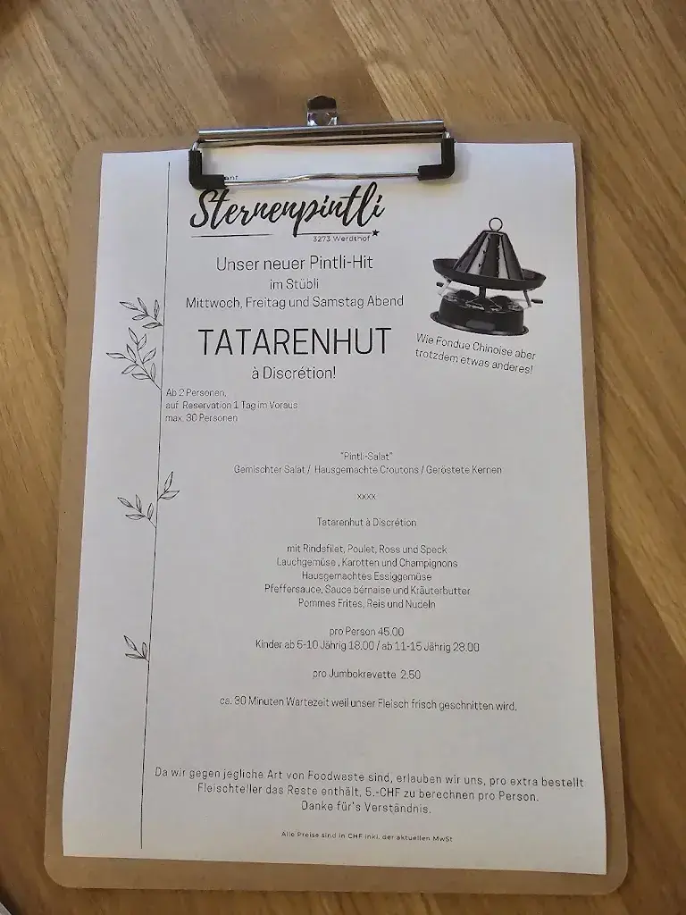 Menu_Restaurant Sternenpintli_Kappelen_image_1