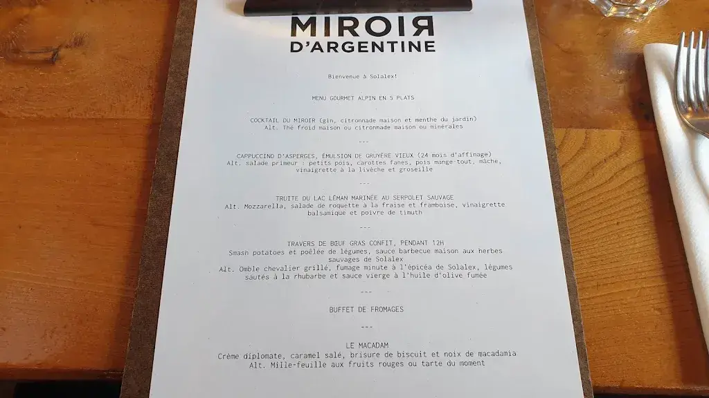 Menu_Restaurant Miroir d'Argentine_Gryon_image_2