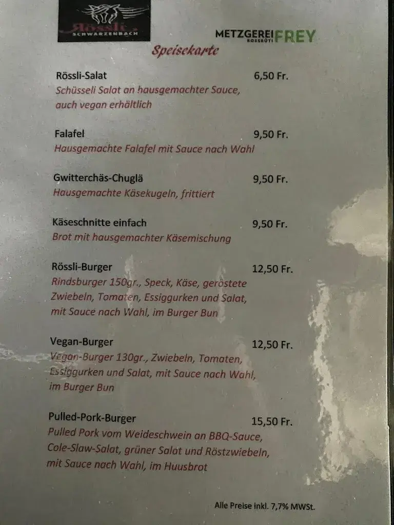 Menü_Rössli-Pub Schwarzenbach_Schwarzenbach_Bild_2