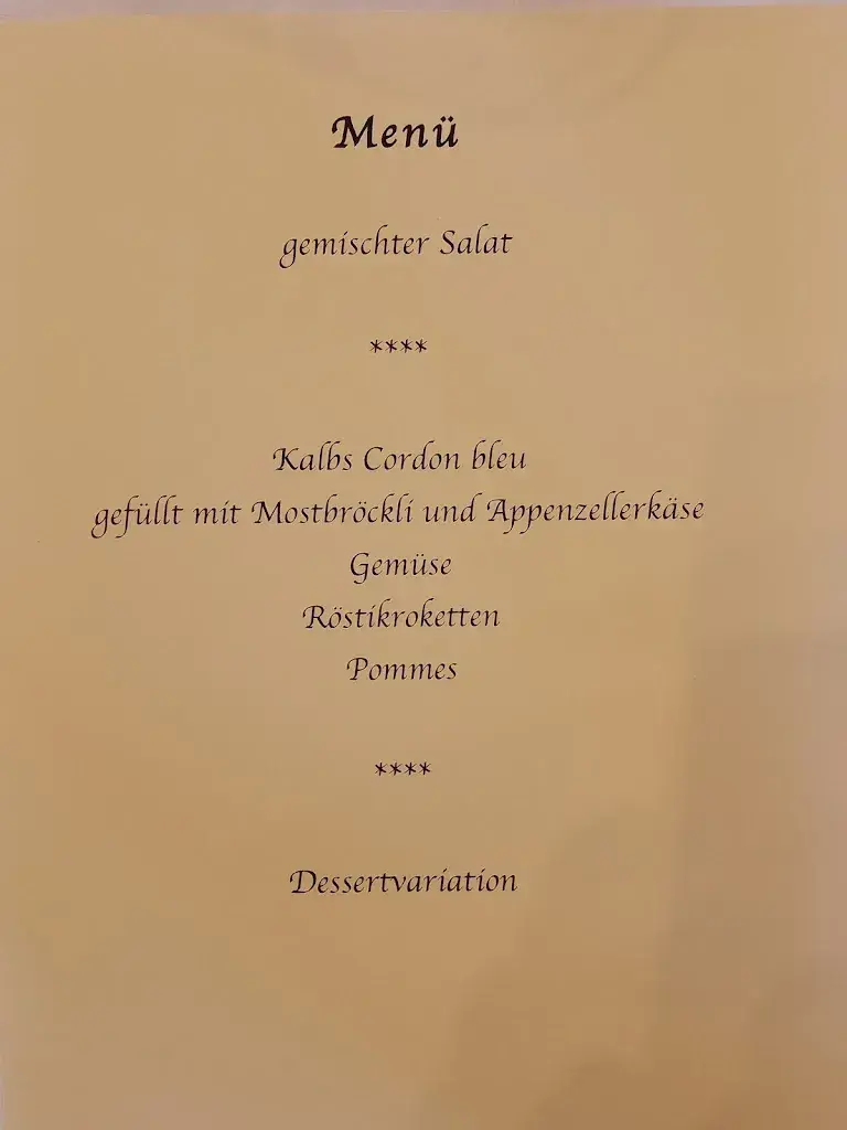 Klosterhof Rössli, Magdenau restaurant in Wolfertswil