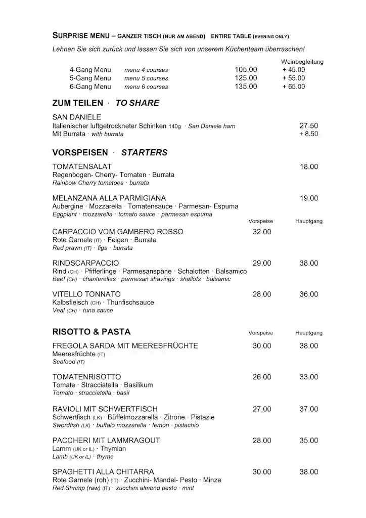 Menü_Restaurant Hönggerhof_Zürich_Bild_1