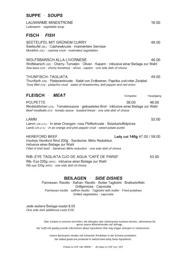 Menü_Restaurant Hönggerhof_Zürich_Bild_2