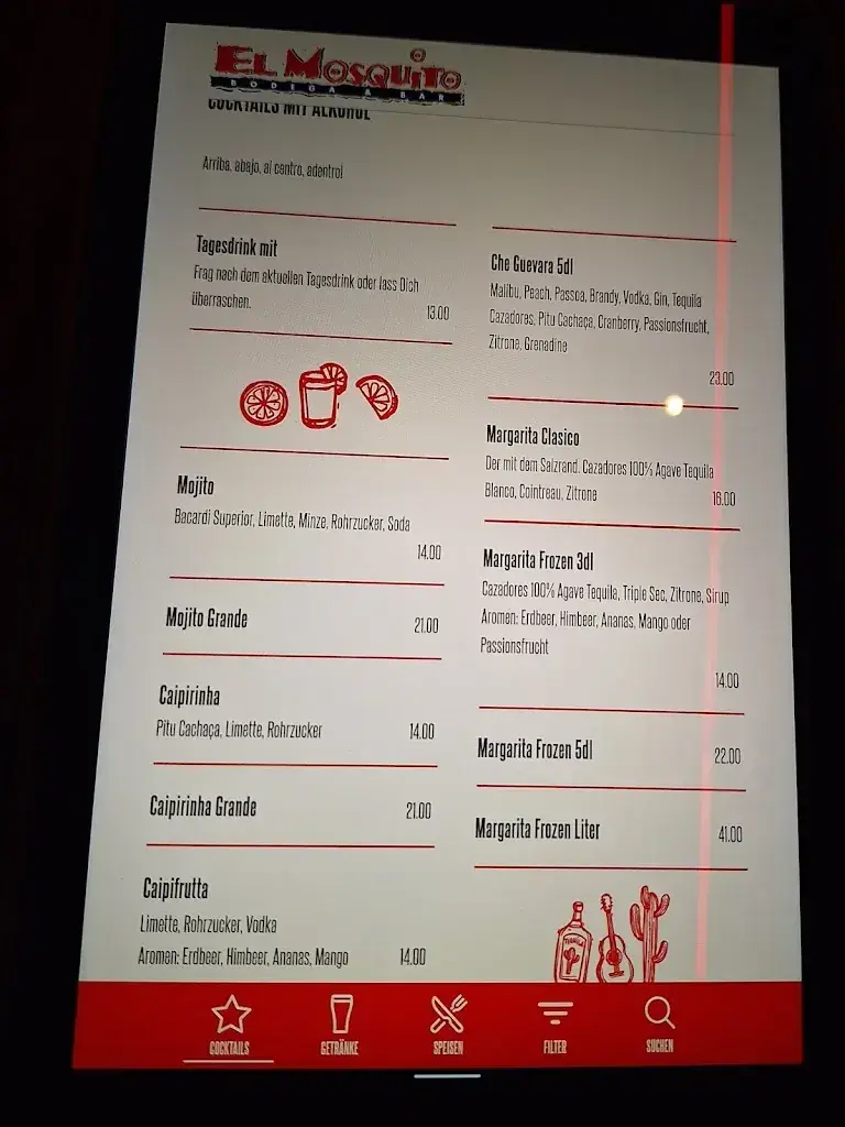 Menu_El Mosquito_Langenthal_image_1