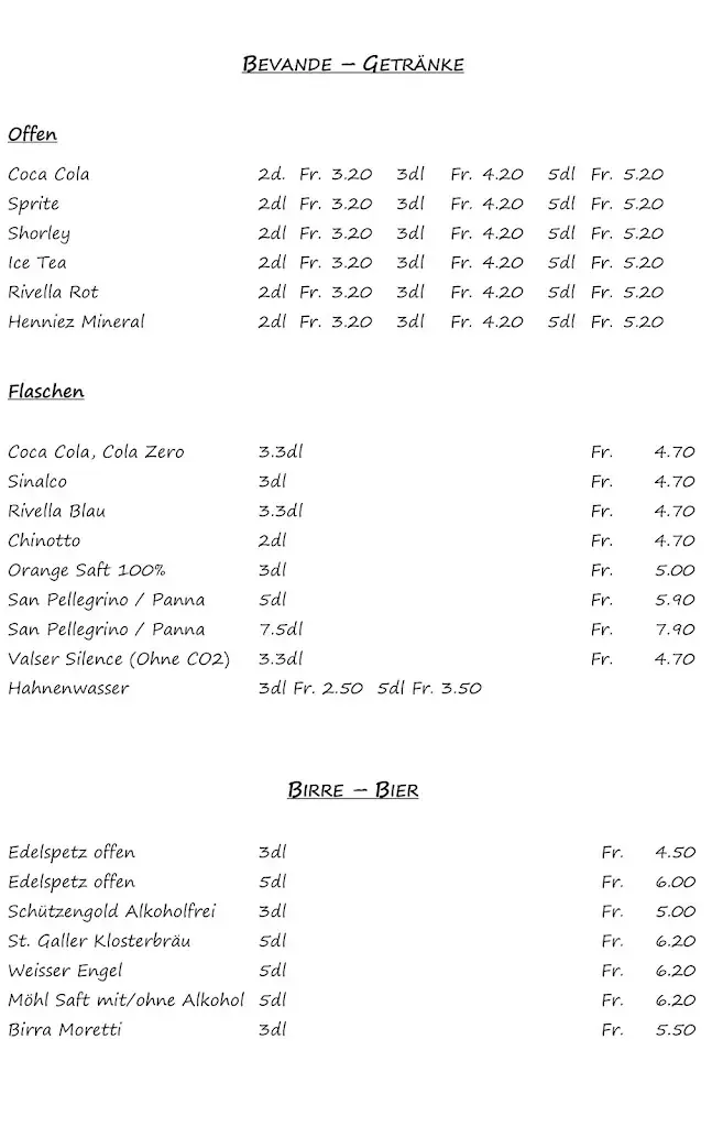 Ristorante Pizzeria La Favola zur Luxenburg_Niederuzwil_menu_image_1