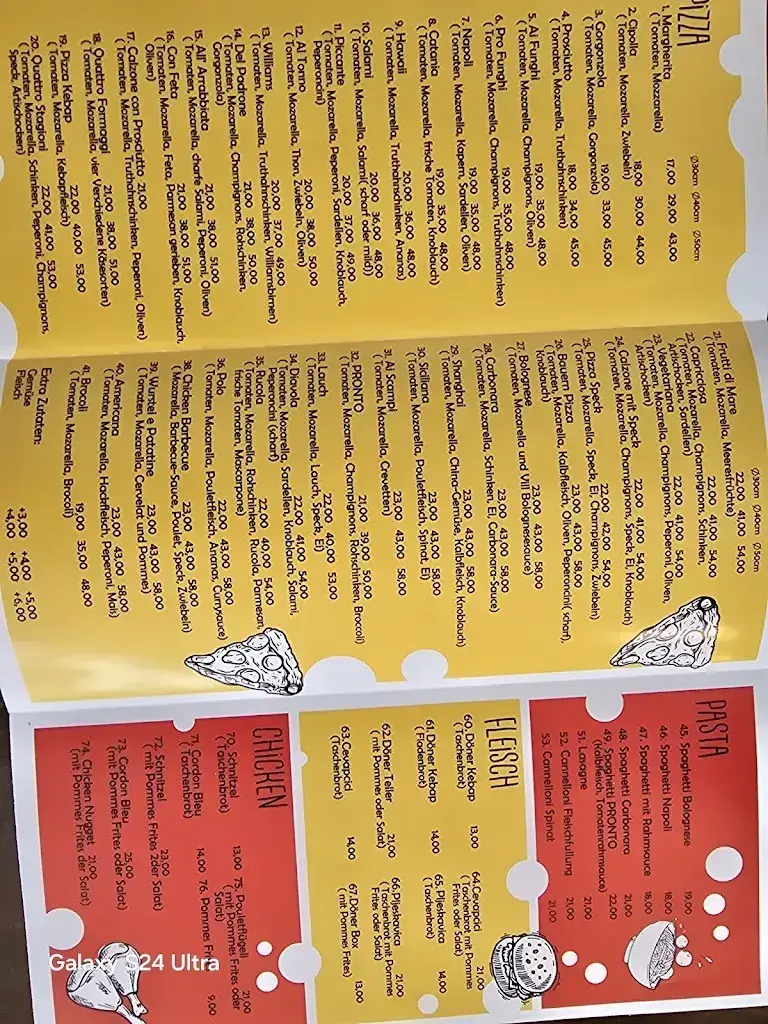 Menu_Kurier Pronto_Niederwil_image_1