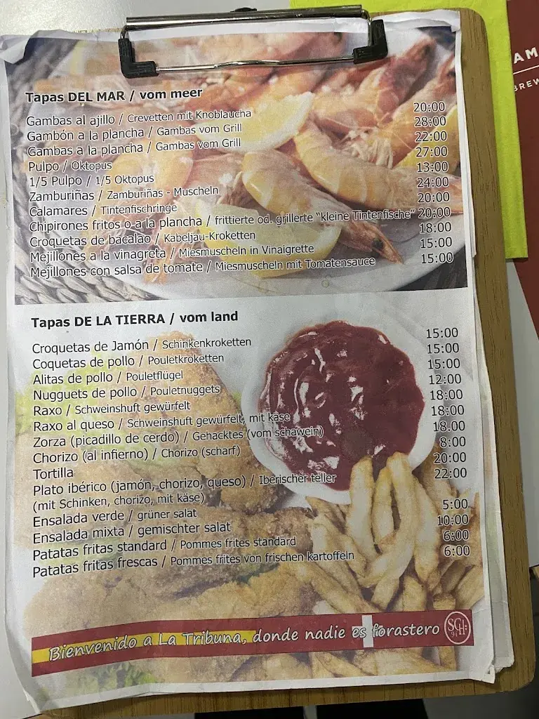 Menu_Restaurante la tribuna de calvo_Bern_image_4