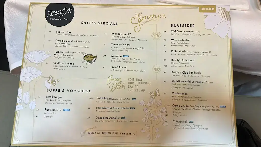 Menu_Rosaly's Restaurant & Bar_Zürich_image_2