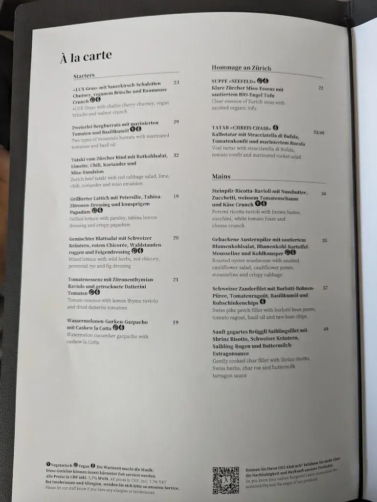 Menu_LUX Restaurant & Bar_Zürich_image_4