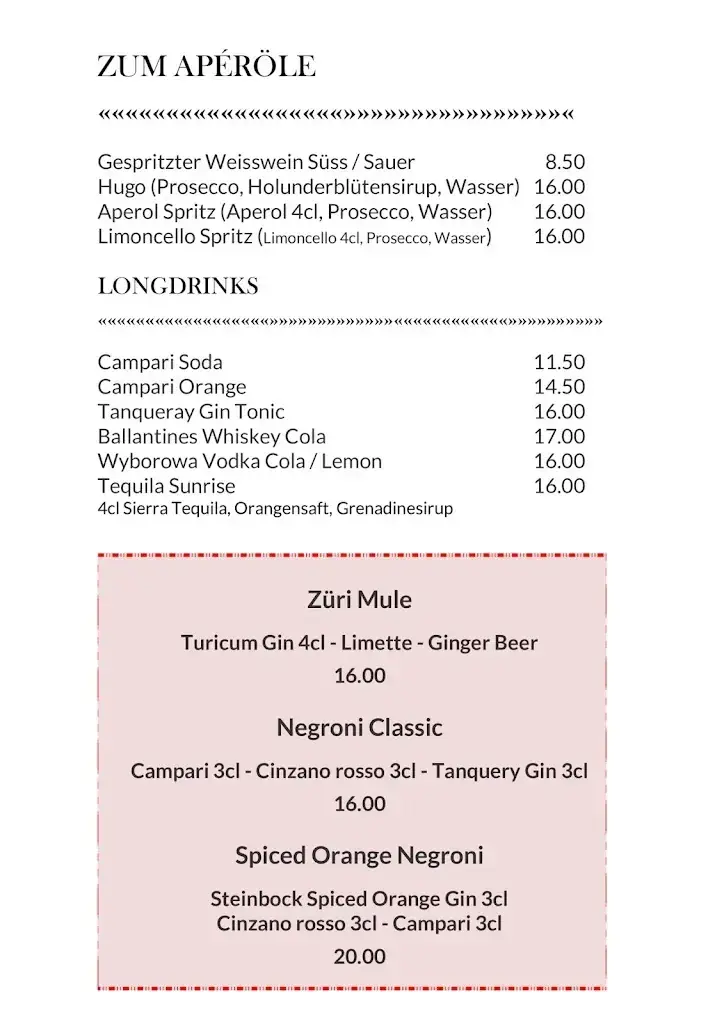 Menu_Zunfthaus zur Zimmerleuten_Zürich_image_1